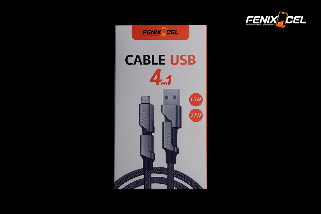 Cable 4 en 1 - Carga rápida